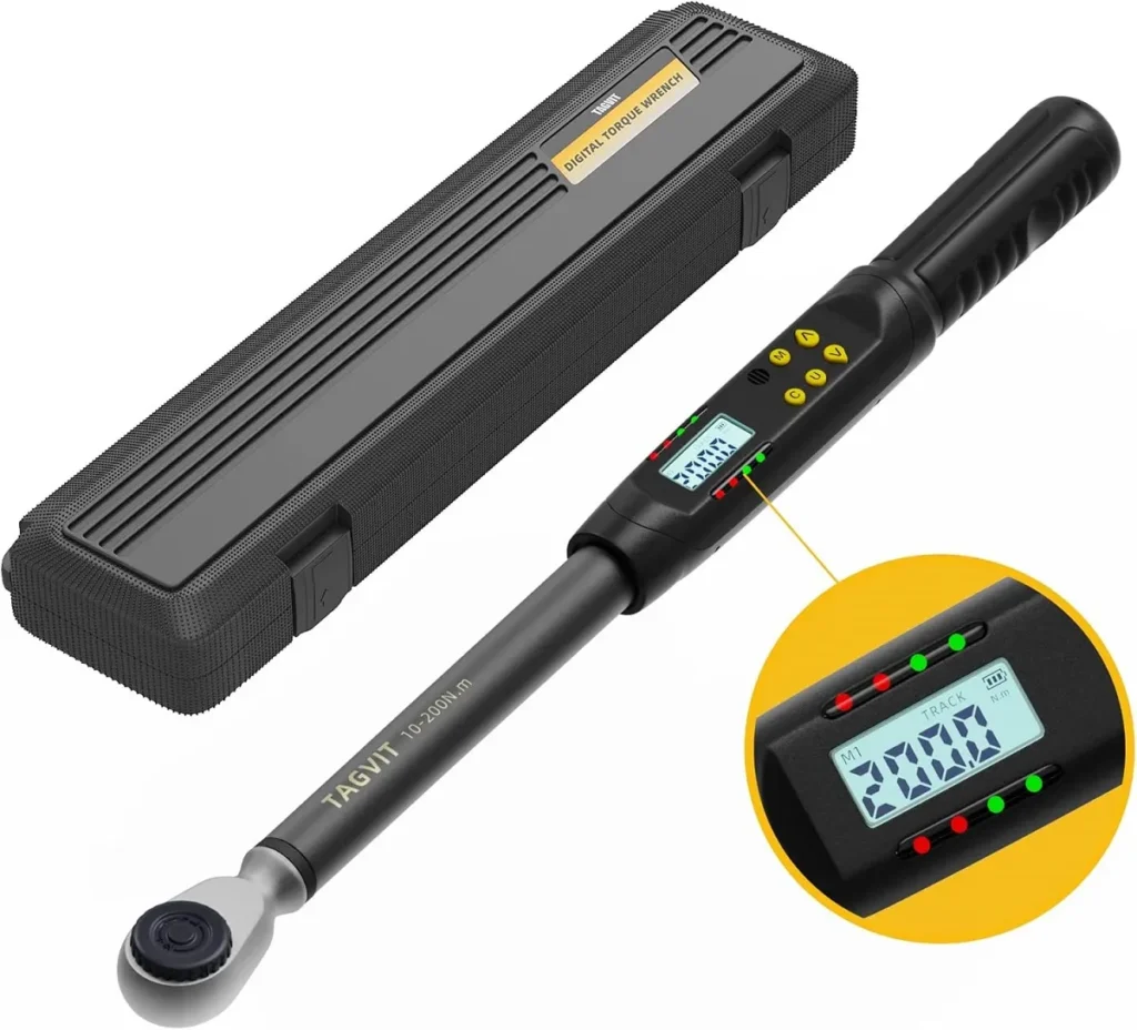 TAGVIT Llave Dinamométrica Digital 1 2, 10-200 Nm_1 llave dinamometrica digital